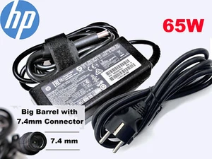 HP 65W 19.5V 3.33A Laptop Netzteil PPP019L-S 756413-001 693711-001 + Stromkabel - Bild 1 von 3