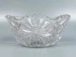 Maple City or Clark ABP Glass Bowl - Maple Leaf Mark Brilliant Period GL - Picture 1 of 11