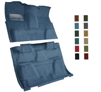 75-80 Chevy/GMC грузовик экипажа кабина оригинальный Cutpile литой ковер набор * сделано в США * - Изображение 1 из 4