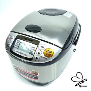 DAMAGED, MACHINE ONLY Zojirushi Micom NS-TSC10 Rice Cooker - Stainless Brown - Bild 1 von 11
