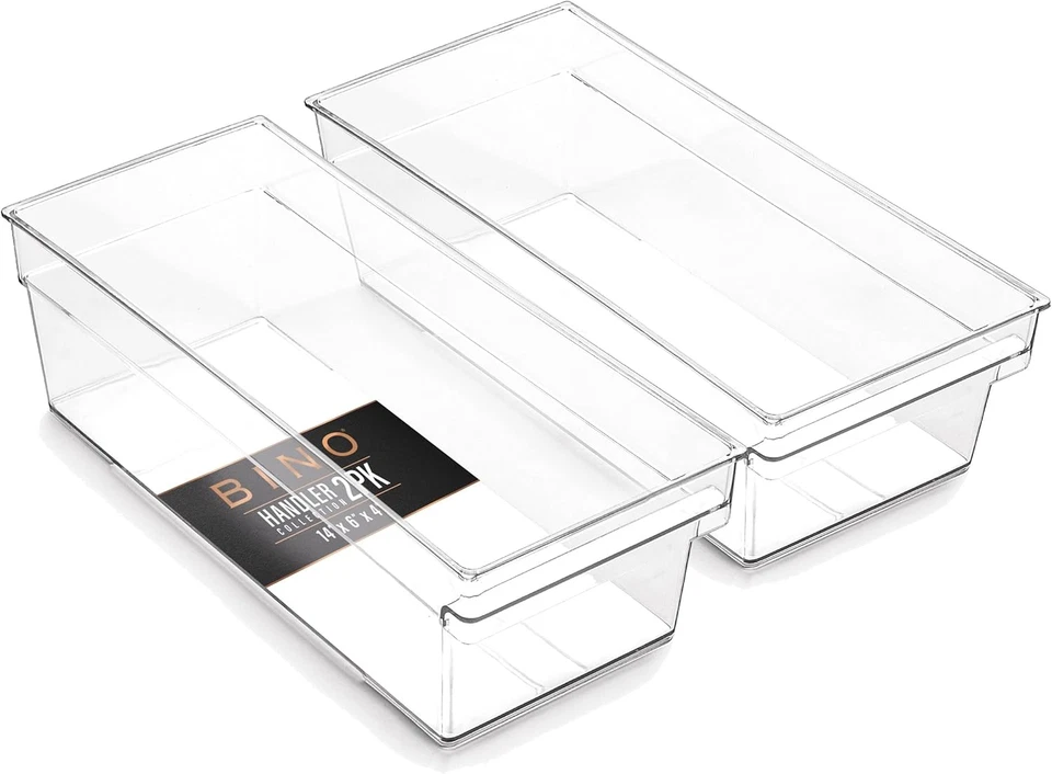 BINO | Plastic Storage Bins Medium | the HANDLER COLLECTION | Multipurpose Orga