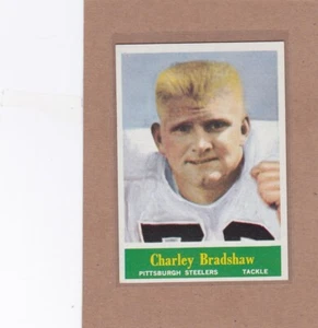 1964 PHILADELPHIA FOOTBALL CHARLEY BRADSHAW ROOKIE #142 STEELERS EXMT *A18564 - Picture 1 of 1