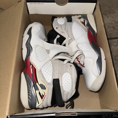 Zapatilla deportiva Air Jordan 8 Retro Bugs Bunny (GS) talla 6 juvenil usada, caja ligera Foto 1 de 4