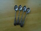 Vintage EPNS Teaspoons, set of four matching ones, used 