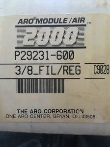 FREE SHIPPING NEW ARO 3/8" STANDARD TYPE FILTER And REGULATOR 150 PSI P29231-600 - Picture 1 of 3