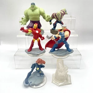 Lote de figuras Disney Infinity 2.0 Marvel Avengers - Thor Iron Man Hulk Drax Widow - Imagen 1 de 7