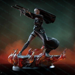 Modellino giocattolo scala 1/24 Nun Hero Effigy non colorato non assemblato stampa 3D resina kit GK - Foto 1 di 4