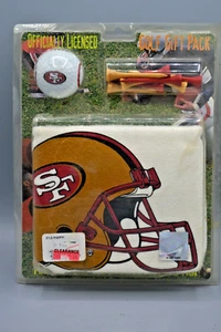 VTG NFL San Francisco 49ers Football Team Golf Gift Set Towel, Golf Balls. Tees - Picture 1 of 3