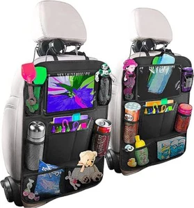 2 Stück Rücksitztasche Organizer Autositz Rückenlehnenschutz Rückenlehnentasche - Bild 1 von 6