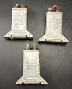 Lot Of 3 Oil Capacitors Cl.4 - Picture 1 of 4