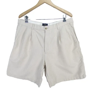 Pantaloncini chino uomo Club Room by Charter Club cotone lino vestibilità moderna taglia W 36 - Foto 1 di 7