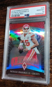 Phoenix Patrick Mahomes II 2018 QB Vision rojo/299 #25 ¡PSA 10! POP 12! 2º AÑO! - Imagen 1 de 2