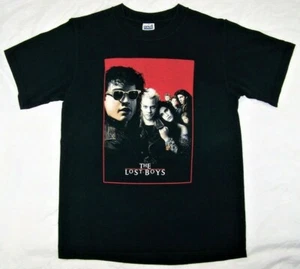 THE LOST BOYS Vampire Horror Movie Black Anvil T-Shirt Size Small VINTAGE RARE - Picture 1 of 12