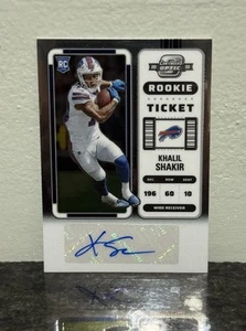 Khalil Shakir 2022 Contenders Optic #180 Rookie Ticket Auto RC - Bild 1 von 2