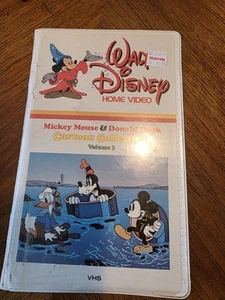Mickey und Donald Band 3 Cartoon Klassiker Disney VHS Original White Clamshell - Bild 1 von 3