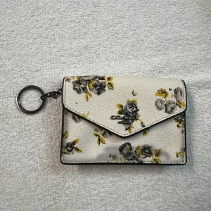 COACH White Faux Leather Card Case Keychain ( Read Description ) - Picture 1 of 14