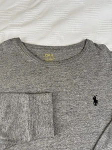 Herren Ralph Lauren Top 100% Baumwolle Größe L Langarm Preppy Logo Lagenlook - Bild 1 von 13