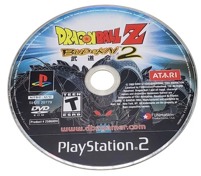 Dragonball Z Budokai 2 (PlayStation 2 PS2, 2003) - DISC ONLY  - Image 1 of 2