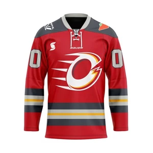 Camicia Hockey Personalizzata Ottawa Charge Personalizzata Casa Pizzo Uomo Fan Gear - Foto 1 di 6