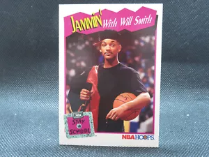1991-92 NBA Hoops Will Smith Stay in School Jam Card #325 - Fresh Prince A - Bild 1 von 2