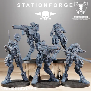 Scavenger Wayfarer (10) - Station Forge - Mech Scifi Wargaming Grimdark - Bild 1 von 6