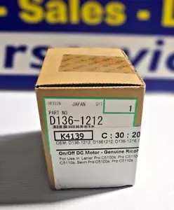 Original Ricoh Pro C5110s C5100s D136-1212 Ein/Aus Gleichstrommotor, Ricoh Pro C5100 - Bild 1 von 1