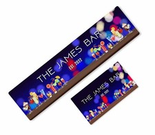 Personalised Bar Runner Any Text Beer Mat Ideal Home Pub Cafe Occasion 398