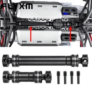 FLYXM Steel Main Center Drive Shaft For Traxxas 1:16 Mini E-Revo/ Summit / Slash - Picture 1 of 9