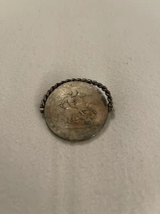1819 Crown Round Pin - Picture 1 of 2
