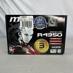 MSI ATI Radeon HD4350 512MB GDDR2 R4350-D512H Video Graphics Card 