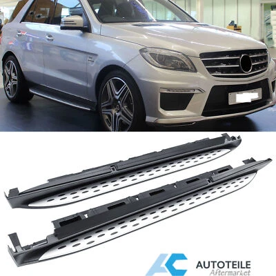 Trittbretter Einstiegsleiste Seitenschweller für Mercedes GLE W166 ML W166 Alu - Bild 1 von 4