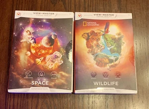 VIEW MASTER VIRTUAL REALITY WILDLIFE and SPACE EXPERIENCE PACK  NIB - Picture 1 of 2