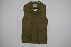 LE3NO Womens Army Green Utility Vest Hooded Unlined Snaps Drawstrings Size 5 NWT