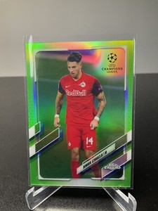 Dominik Szoboszlai RC 2020-21 Topps Chrome UEFA Neon Green Refractor #58/99 🔥⚽️
