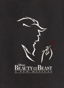 "La Bella y la Bestia"" programa de recuerdos de Broadway 1994 obc Terrence Mann - Imagen 1 de 4