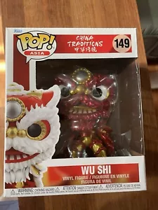 Asia Funko Pop Vinyl China Traditions Wu Shi Red And Gold Broken Plastic Cover - Foto 1 di 8
