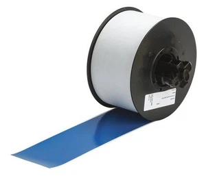 Cartucho de cinta de etiqueta de película de vinilo azul Brady 110' L 2-1/4" W 120858 - Imagen 1 de 6