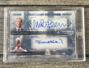 Upper Deck Marvel Black Panther Martin Freeman Dual Auto Florence Kasumba WWD-RA - Bild 1 von 2