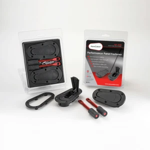 Juego de pestillos AeroCatch 120-2000 serie 120 Flush Plus negro capó - Imagen 1 de 19