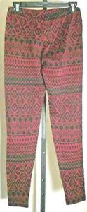 Ultra Flirt Junior's Ikat Print Leggings Size XL - Picture 1 of 2