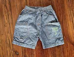 Boys size 1, Toy Story denim jean shorts, Great Cond - Picture 1 of 3