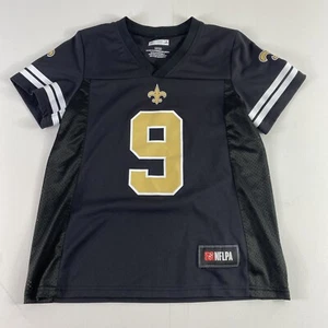 New Orleans Saints Drew Brees maglia calcio donna NFL taglia small nera - Foto 1 di 10