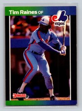 1989 Donruss #97 Tim Raines Montreal Expos Baseball Card