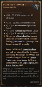 DIABLO 4🔥NEW SEASON🔥 Sunbird's Gorget - Imagen 1 de 1