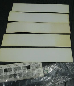 Lote de 5 HOJAS HOLGATE & REYNOLDS HO/N Escala #102 Ladrillo Piedra Estireno Pared Nuevo de Lote Antiguo - Imagen 1 de 4