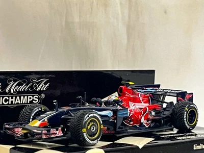 1/43 Toro Rosso STR3 2008 Italian GP Winner #15 Sebastian Vettel Minichamps used - Image 1 of 4