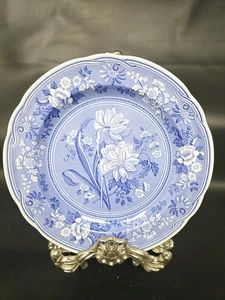 Spode Blue Room Collection Botanical Plate England 10 1/2” Replacement  - Picture 1 of 3