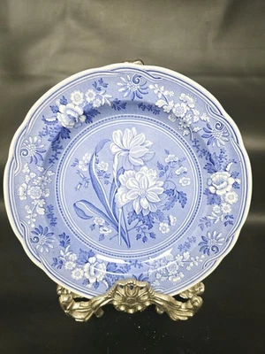 Spode Blue Room Collection Botanical Plate England 10 1/2” Replacement  - Image 1 of 3