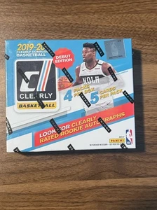 2019-20 Panini Clearly Donruss Basketball Hobby Box - Picture 1 of 2
