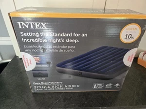 Intex 10 Zoll Höhe QUEEN Single-High Luftbett 60"x80"x10" mit 2-in-1 Ventil - Bild 1 von 12